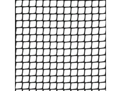 Malla plastico c-112 1mt negra cuadranet premiun r/25m.