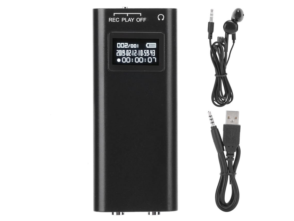 Grabadora De Voz Digital Portátil Mini Q25 Con Reproductor De Audio Mp3 De 32 Gb Para Reuniones, Clases Y Entrevistas.