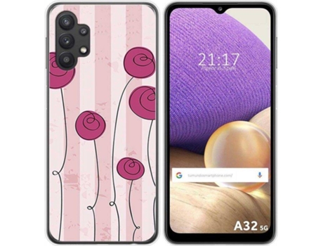Carcasa Samsung Galaxy A32 5G TUMUNDOSMARTPHONE Flores Vintage Multicolor