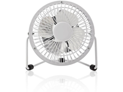 Ventilador de Mesa NEDIS FNDK1WT10 (3 W - Diámetro 10 cm)