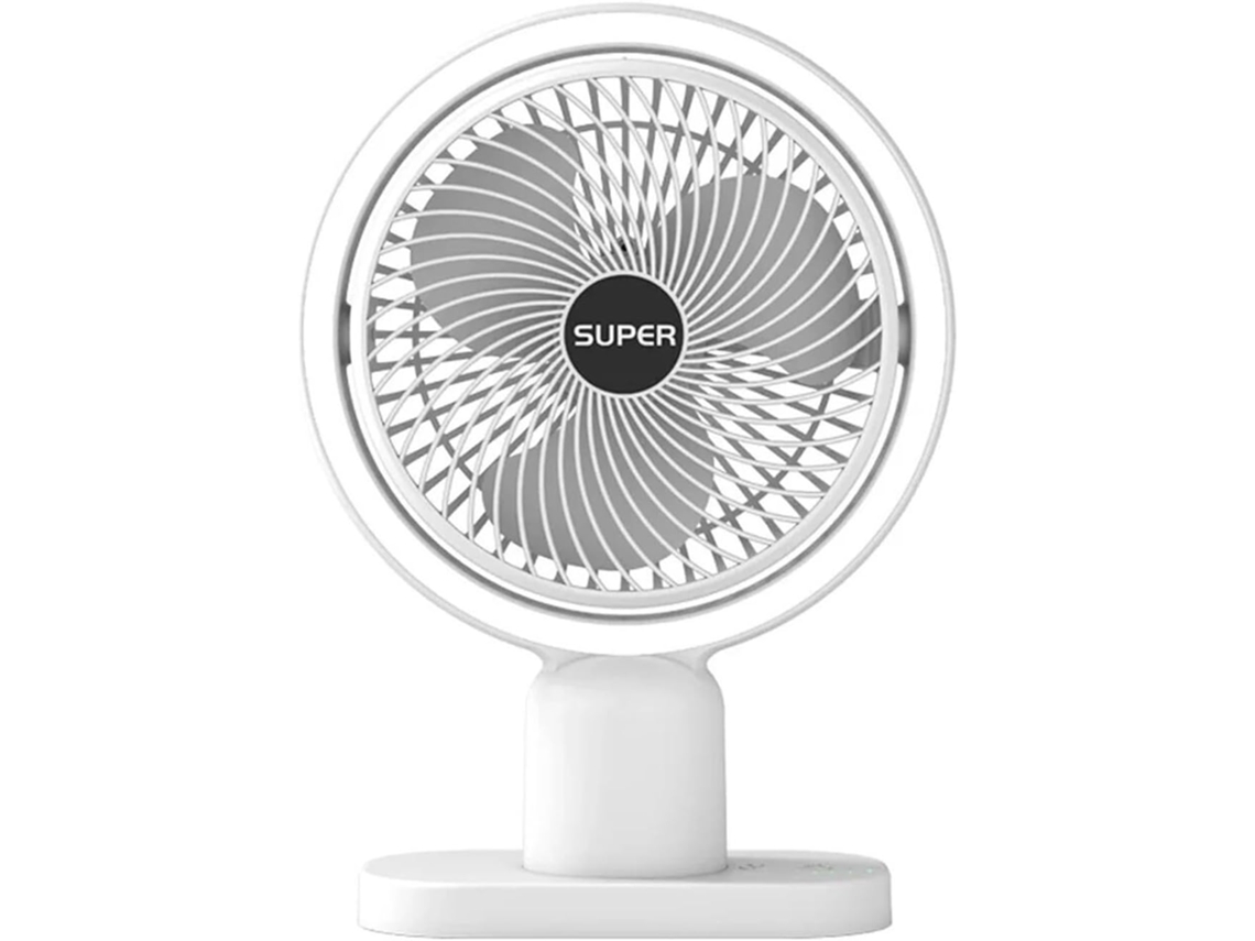 Ventilador De Escritorio Usb Ventilador Inalámbrico Portátil Rotación 120° Mini Eléctrico Silencioso