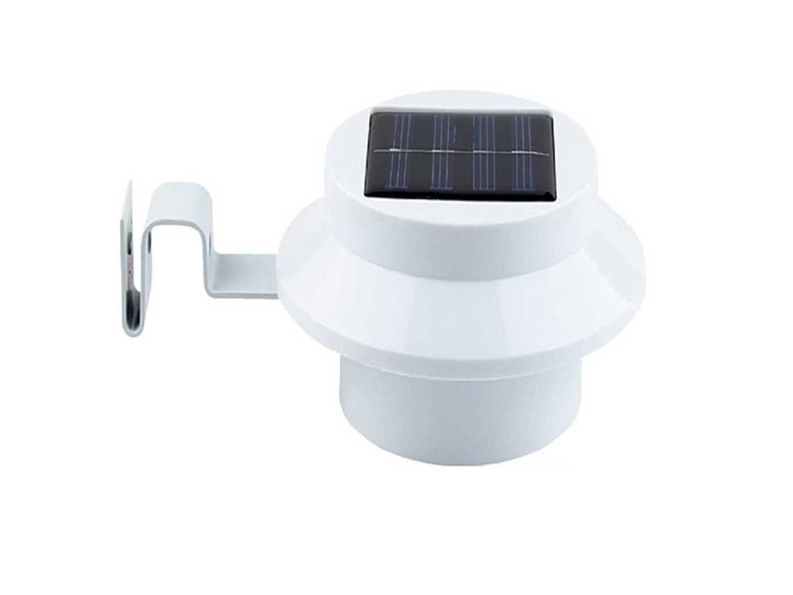 Luminaria solar exterior impermeable modelo 2026 para aleros, paredes, vallas y jardines; luminaria de protección para pasamanos en patios y parques.