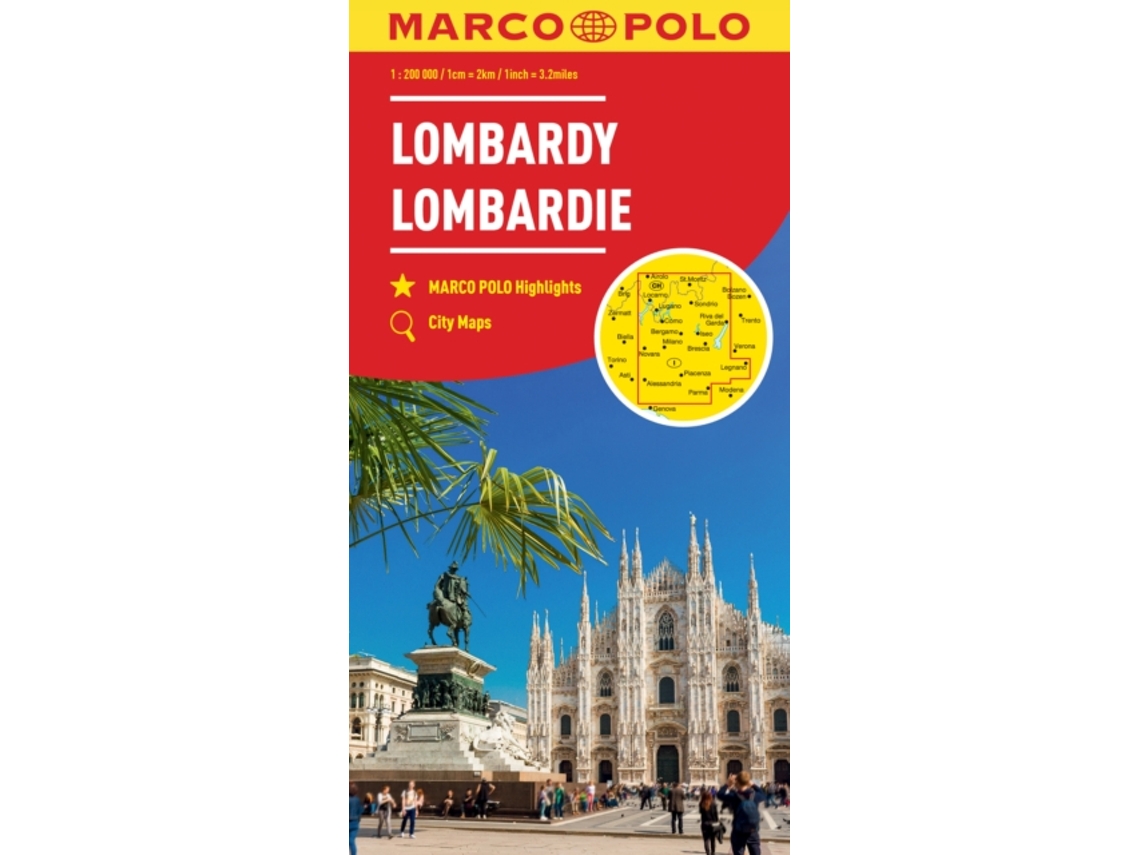 Libro Lombardy Marco Polo Map de Marco Polo (Alemán)