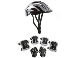 (negro) Conjunto De Equipo De Protección Para Ciclismo De 7 Piezas, Incluidas Muñequeras