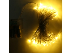 3 cajas navideñas de hierro iluminadas con LED y cintas