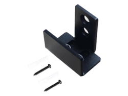 Guía De Suelo Para Puerta Deslizante Y Puerta De Granero Con Topes Anti-swing Material Acero Carbono 4.8x4.5x2.8cm Negro
