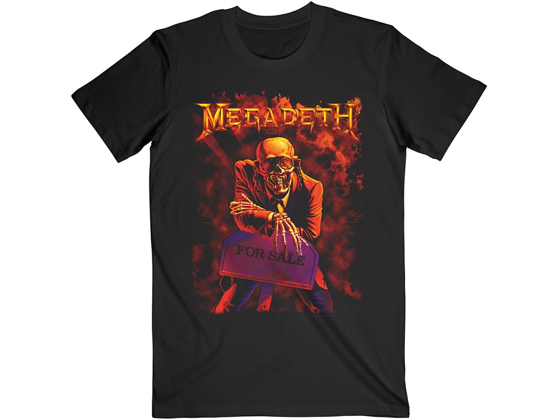Camiseta ROCK OFF Megadeth - Peace Sells Negro (Talla: XL)