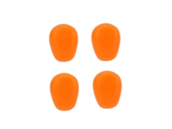 Señuelos De Pesca De Plástico Naranja Con Forma De Maíz Simulado, 60 Unidades, Con Superficie Flotante Suave (n.º 6)
