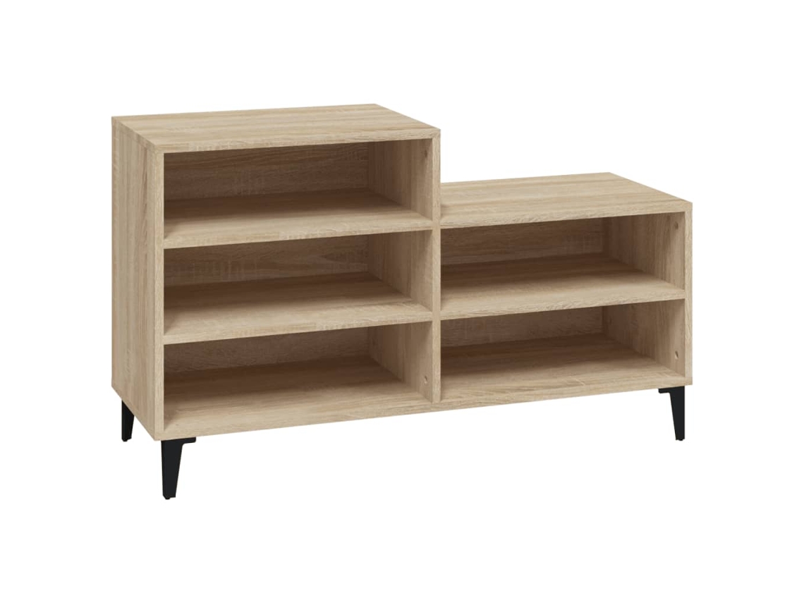 Zapatero Organizador en Derivados de Madera Roble Sonoma 102X36X60 Cm