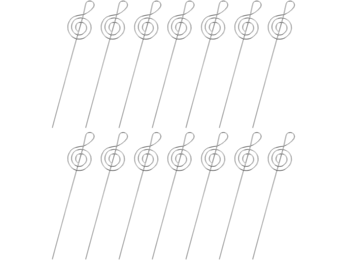 Besportble Amosfun De Metal Plateado Para Tarjetas Con Forma De Nota Musical Y Banquetes Y Fiestas 13,00 X ...