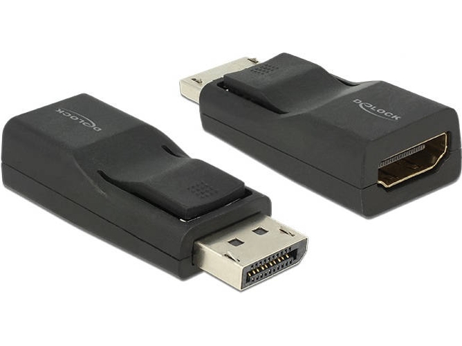 Cable HDMI DELOCK (DisplayPort - HDMI - Negro)
