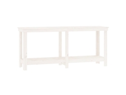 Banco de trabajo 180x50x80 cm Pino macizo Blanco MAISON EXCLUSIVE