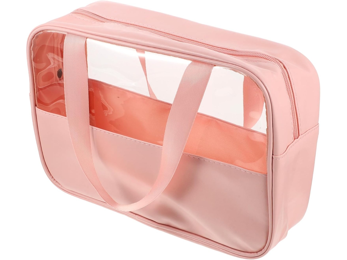 Neceser Ligero Y Transparente De Pvc Y Pu Con Un Diseño Elegante Y Práctico.