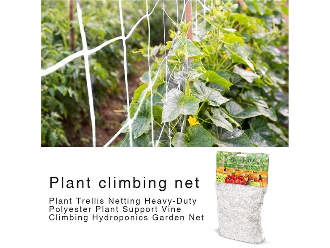 Red de enrejado para plantas, soporte para cultivo en carpas