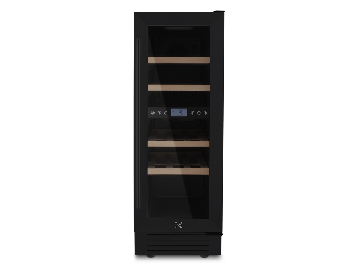 Vinoteca 17 botellas CAVCEDB17 Les Petits Champs, 53L, negro