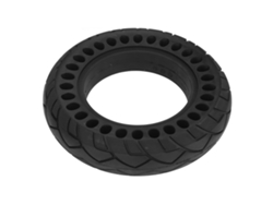 Neumático De Caucho Macizo 10x2.5 Para Patinete Eléctrico, Diseño Hueco, Repuesto Resistente Al Desgaste.