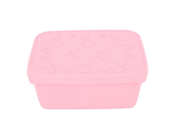 Fiambrera De Acero Inoxidable 304 De 550 Ml, A Prueba De Fugas, Tipo Bento, Con Tapa De Silicona Rosa, Para Niños Y Adultos.