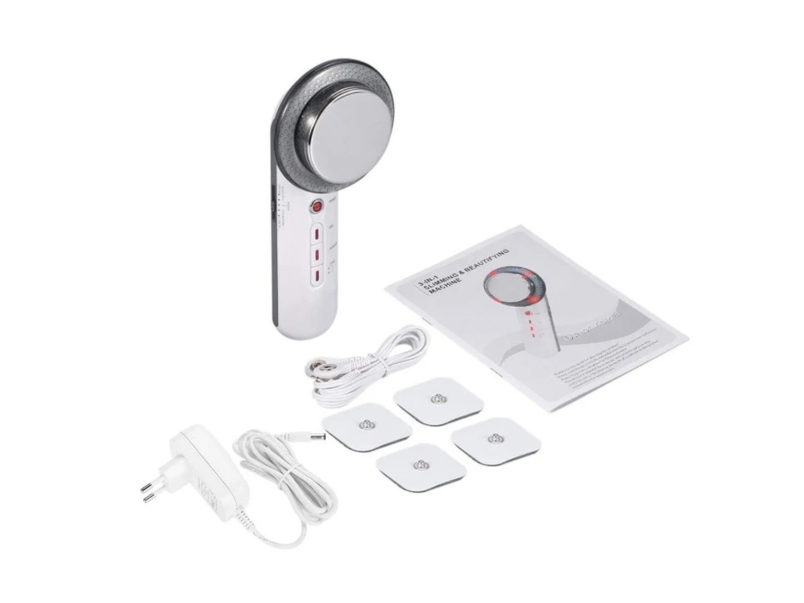 Masajeador ultrasónico de belleza multifuncional y ajustable con infrarrojos Ems, cavitación ultrasónica blanca Bestvite