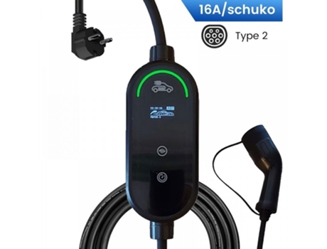 Vebox T2 Cargador Portátil Monofásico Regulable de 6A a 16A 3.7Kw Bolsa I9CHARGE