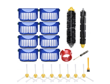 Kit de accesorios de repuesto para Irobot Roomba serie 600 690 680 660 650 (no para 645 655) y cepillo de filtro serie 500 595 585 564