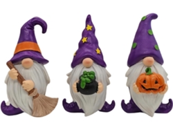 Figuras De Gnomos De Jardín - Tres Gnomos De Jardín Para Exteriores Figuras Decorativas Para Interiores Y Exteriores,
