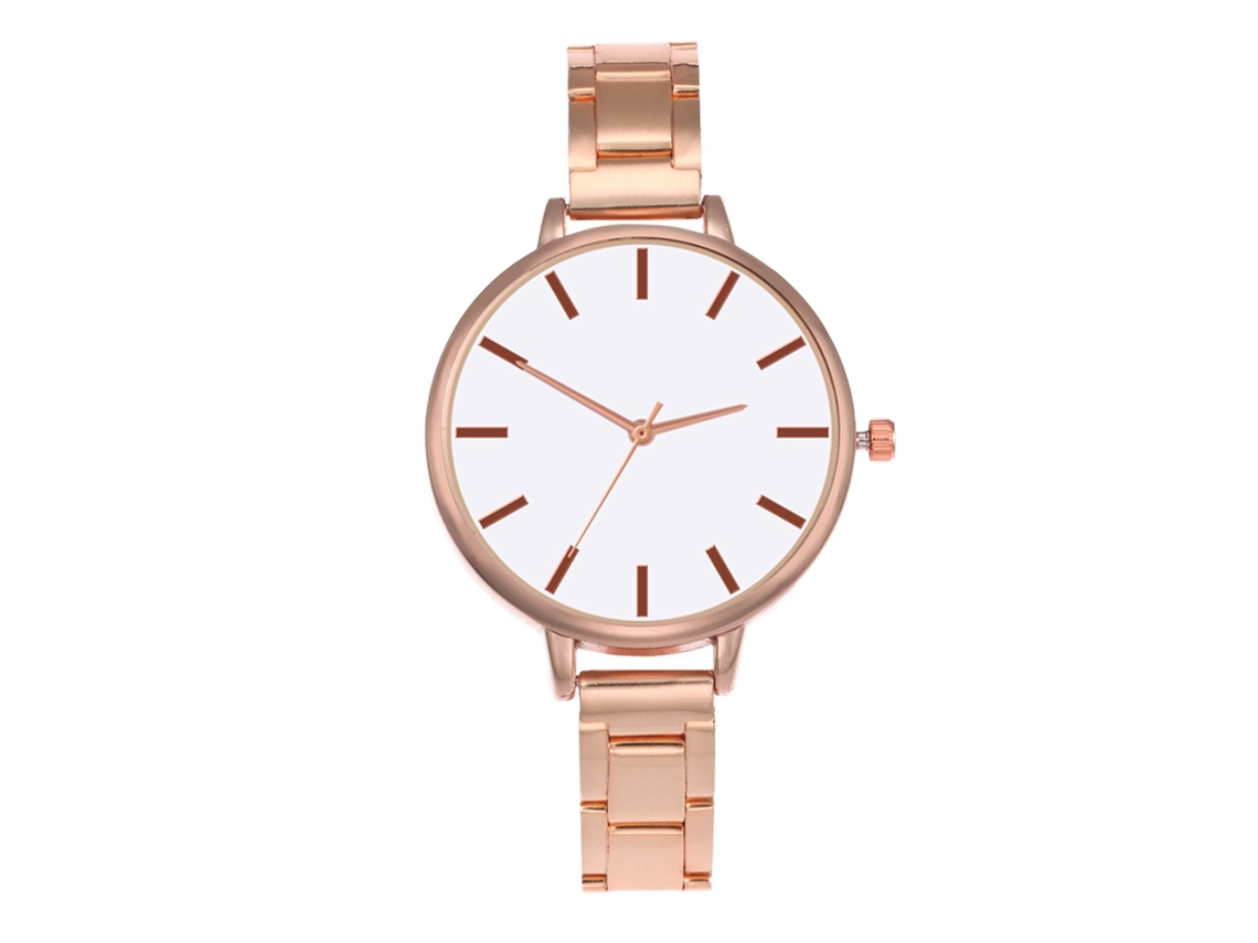 Elegante Reloj De Cuarzo De Moda Para Mujer Con Correa Fina - Regalo (blanco)