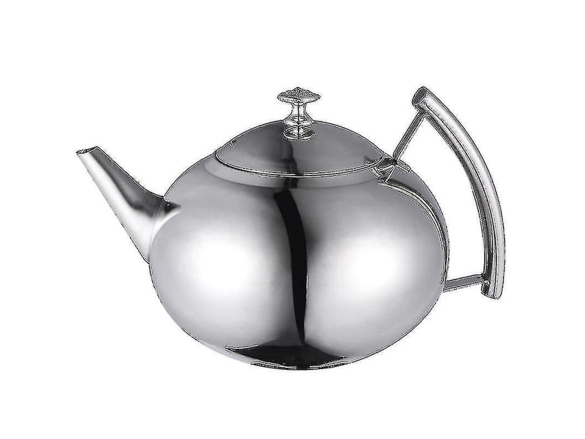 Lujosa Tetera Plateada Con Infusor Extraíble Para Preparar Té Fácilmente Y Un Diseño Poético Para Momentos Memorables.