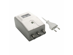 Repetidor de Señal Amplificador de Señal METRONIC 414041 Fuente de Alimentación para Amplificador de Antena con 2 Salidas TV Blanco