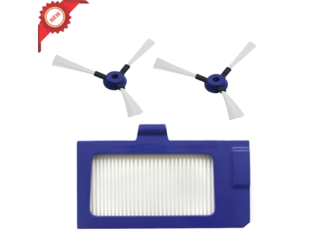 1 pieza de filtro Hepa 2 piezas de Cepillo Lateral para Rowenta Zr710101 piezas de limpiador al vacío filtro de limpieza filtro de polvo