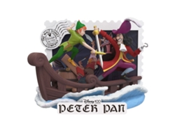 Figura Peter Pan Vs Capitão Disney 100 Aniversario Diorama 12 Cms (6 años)