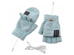 2026-guantes Eléctricos De Calefacción Usb Para Invierno Con Mitones De Media Y Entera Dedo Hechos De Acrílico