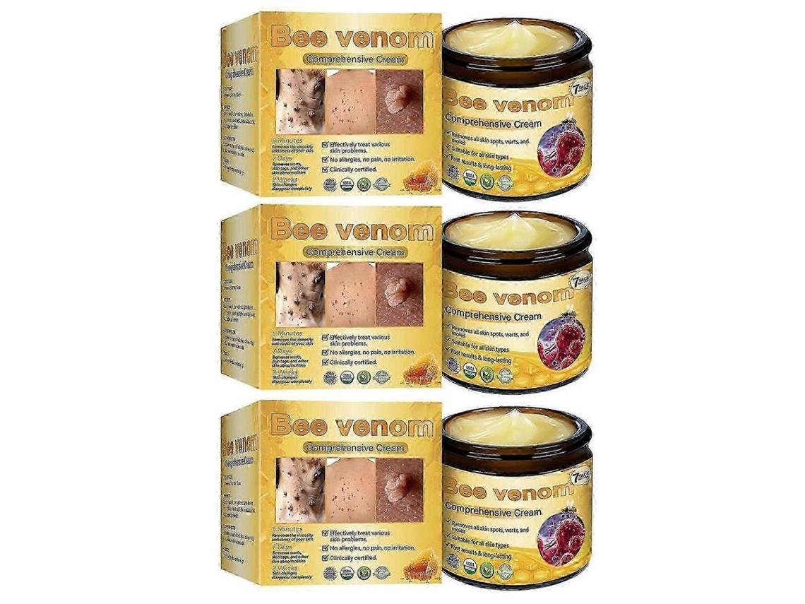 Crema Completa De Veneno De Abeja 1-3 Veces, Tratamiento Profesional Antiparasitario Para Todo Tipo De Piel.