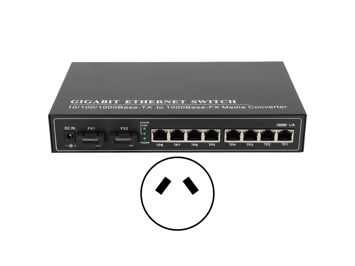 Conmutador Fibra Óptica Gigabit LAXISCREED