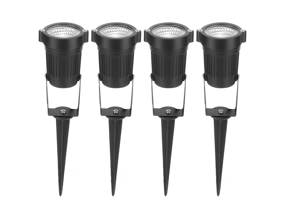 2026-4 Pcs Focos Led Exteriores Impermeables 12v Para Jardín Patio Camino Decoración Paisajista