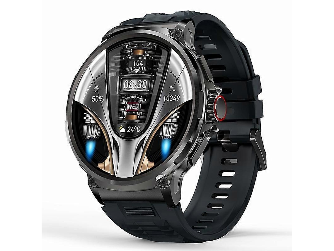 Reloj inteligente V69 con pantalla HD de 1,85 pulgadas, protección contra el agua IP68, modo multideporte y monitorización de frecuencia cardíaca. Ly Ebike
