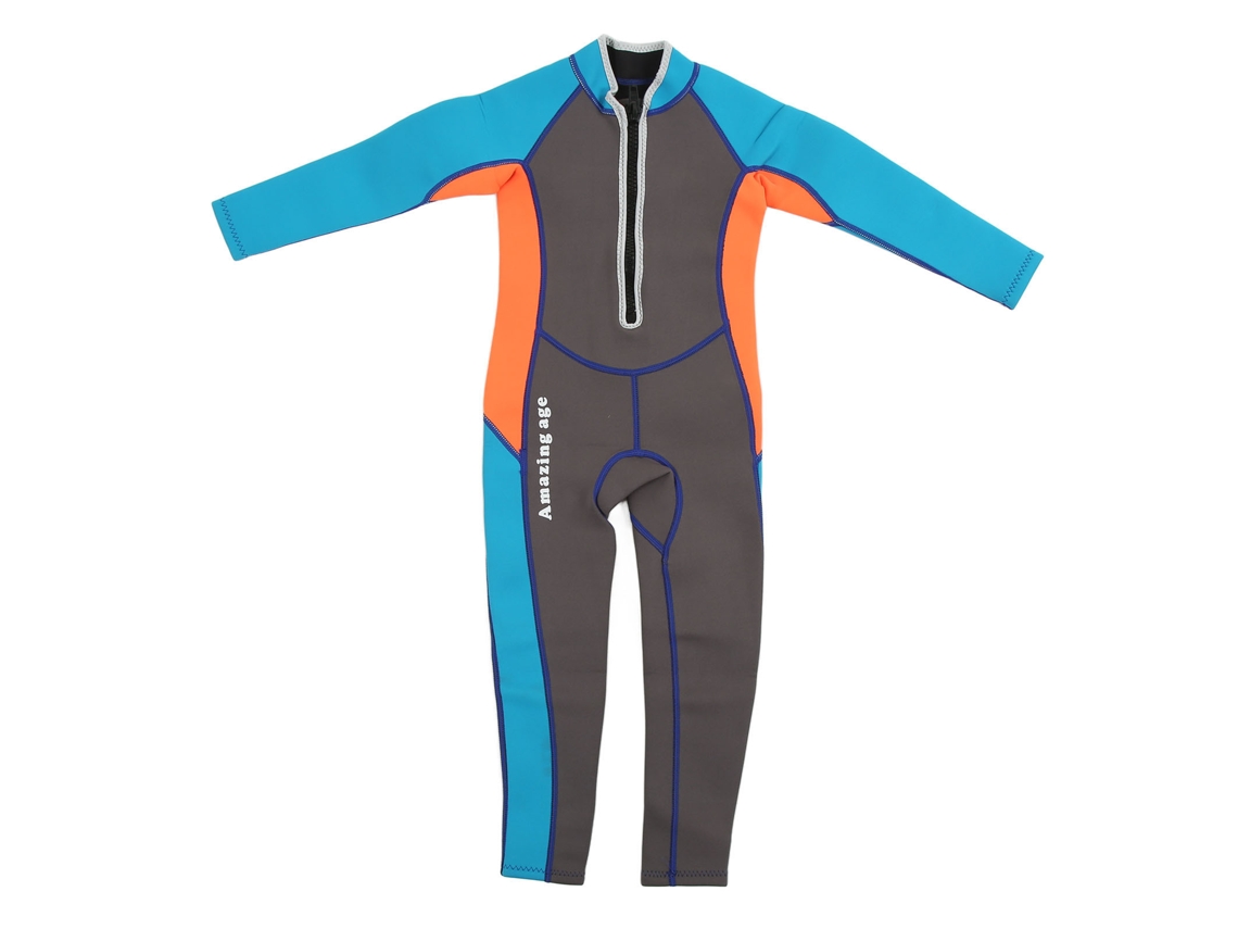2026rebe-traje Neopreno Niños Niñas Manga Larga Abrigo Solar Para Surf Natación Talla 6