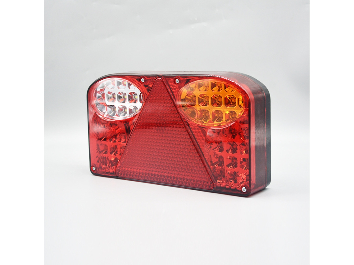 Luz Pisca-indicador Luz Traseira Camião Carro Led 12v-iluminação E Refletores P/ Reboque (um Par).