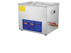 Limpiador ultrasónico, control digital, construcción de acero inoxidable, 15L OEM