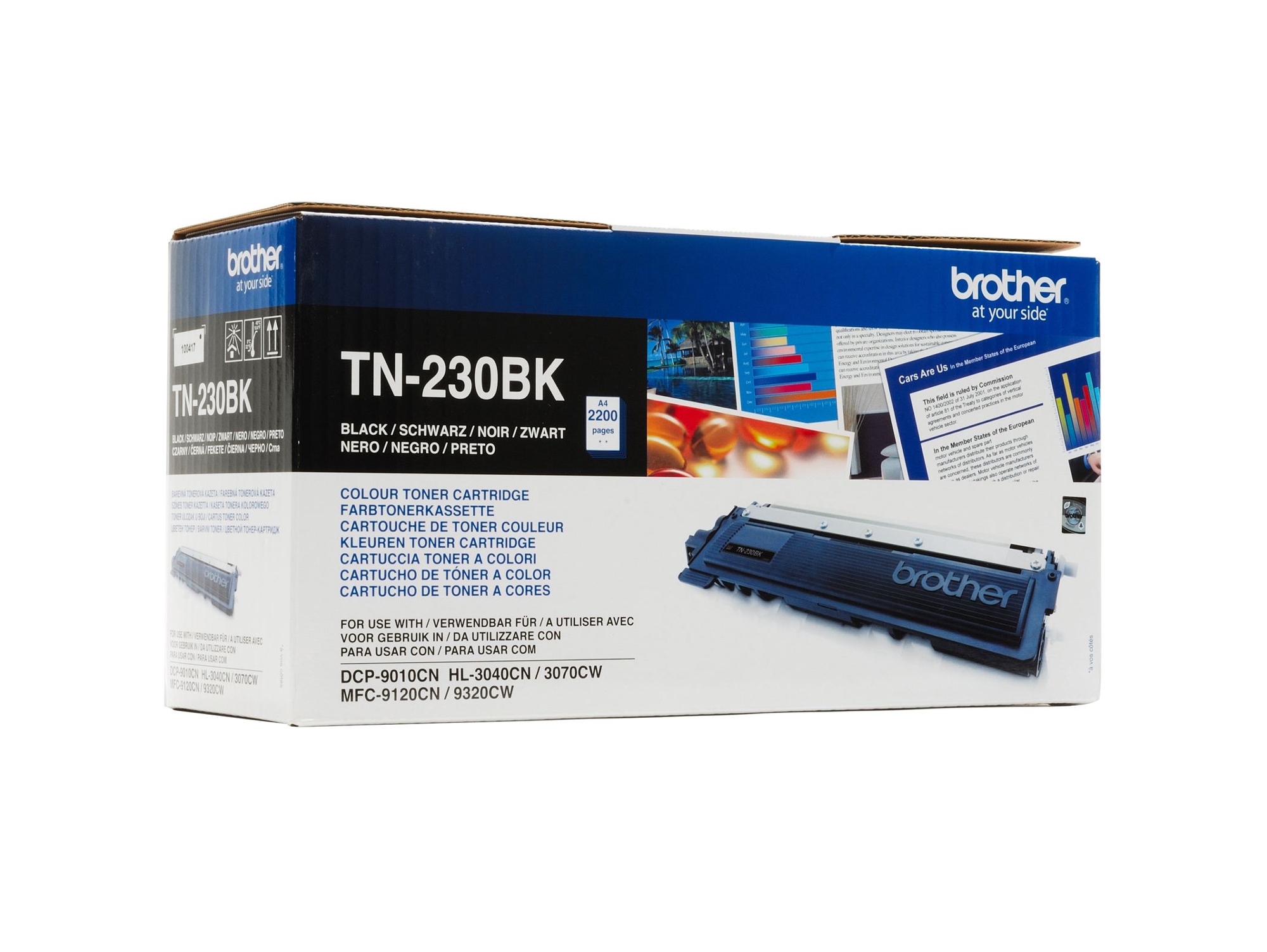 Cartucho de tóner Original BROTHER TN230BK Negro 2.200 Páginas