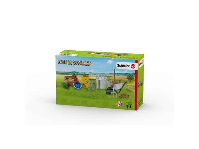Conjunto de Accesorios SCHLEICH Farm World Alimentos para Animales de la Granja