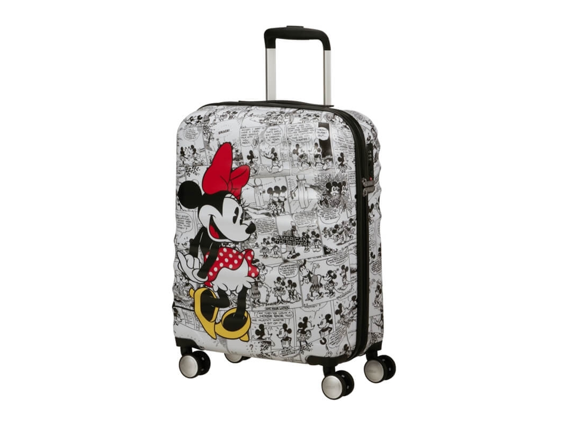 Maleta de cabina 55cm Disney Wavebreaker Minnie Comics Blanca American Tourister