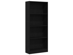 Maison Exclusive - Estante De Libros Roble Negro 60 X 24 X 143 Cm