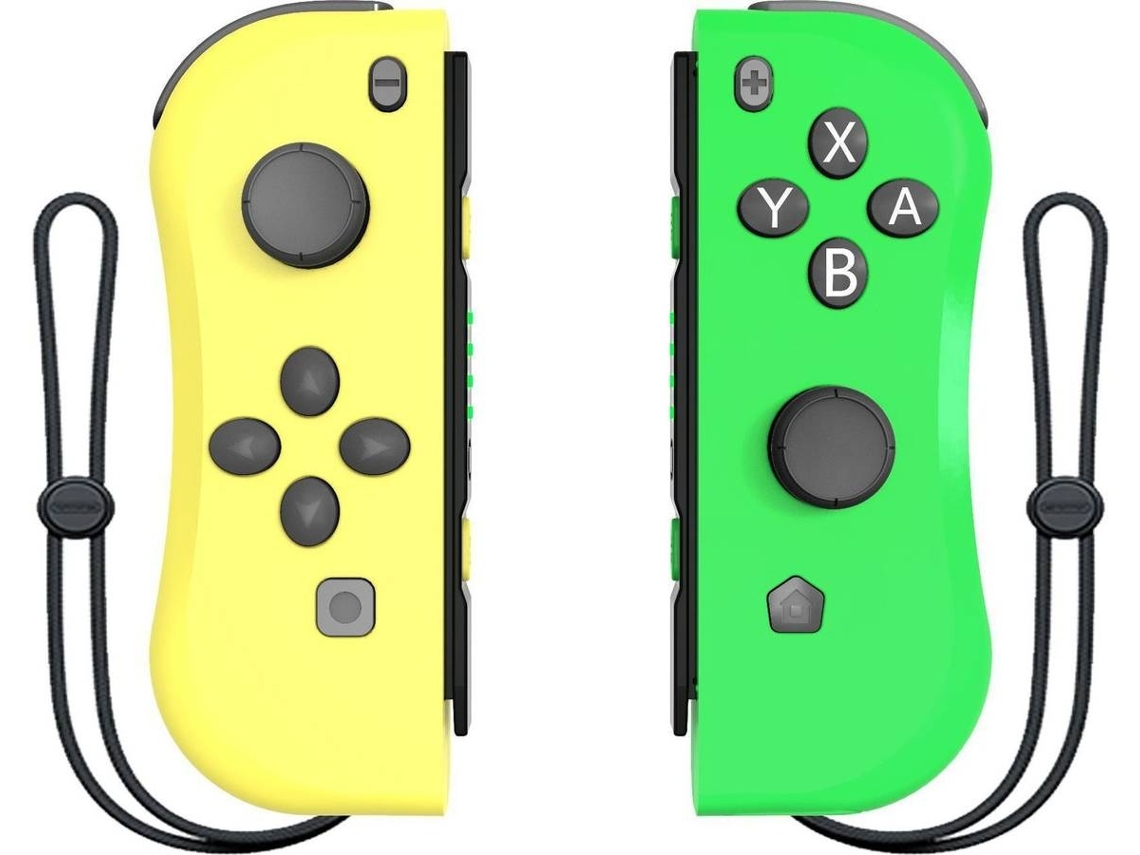Joypad inalámbrico para Switch, Joypad Joypad inalámbrico (L-R) Compatible con Gamepad de control remoto de interruptor de consola(amarillo YIZHOOD