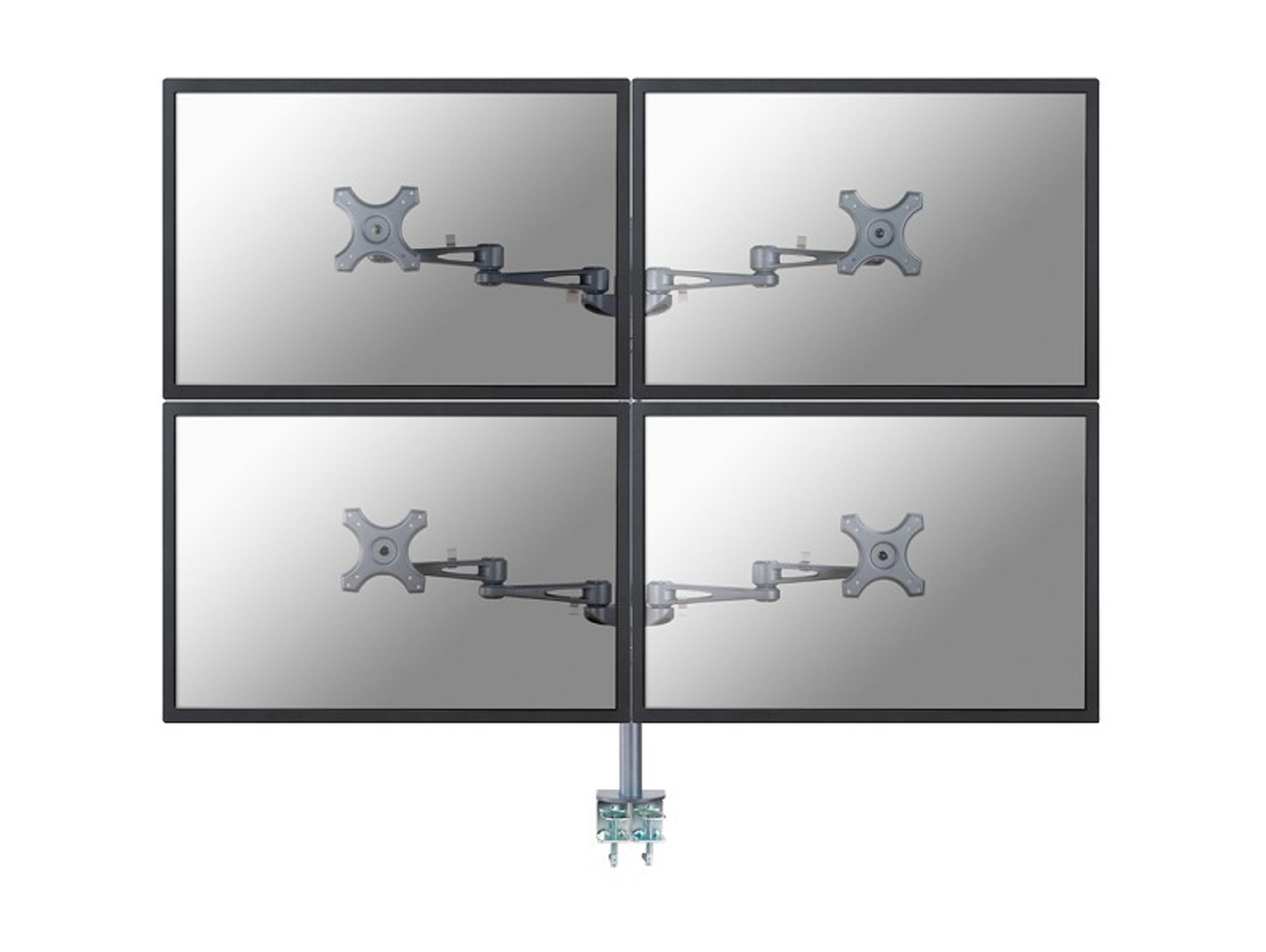 Soporte de Mesa NEWSTAR FPMA-D935D4 (Ajustable - 10'' a 27'' - Hasta 6 kg)
