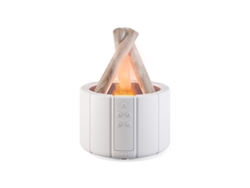 Humidificador ultrasónico Digitallab, luz LED, forma de fogata (blanco)