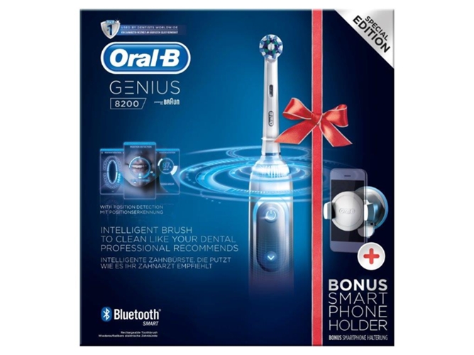 Cepillo de Dientes ORAL B Genius 8200 Blanco (40.000 rpm)