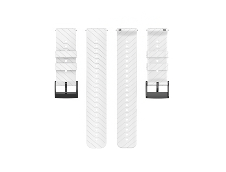 Correa de reloj modelo extendido de sarga de silicona para Garmin Forerunner 22 mm Blanco INF