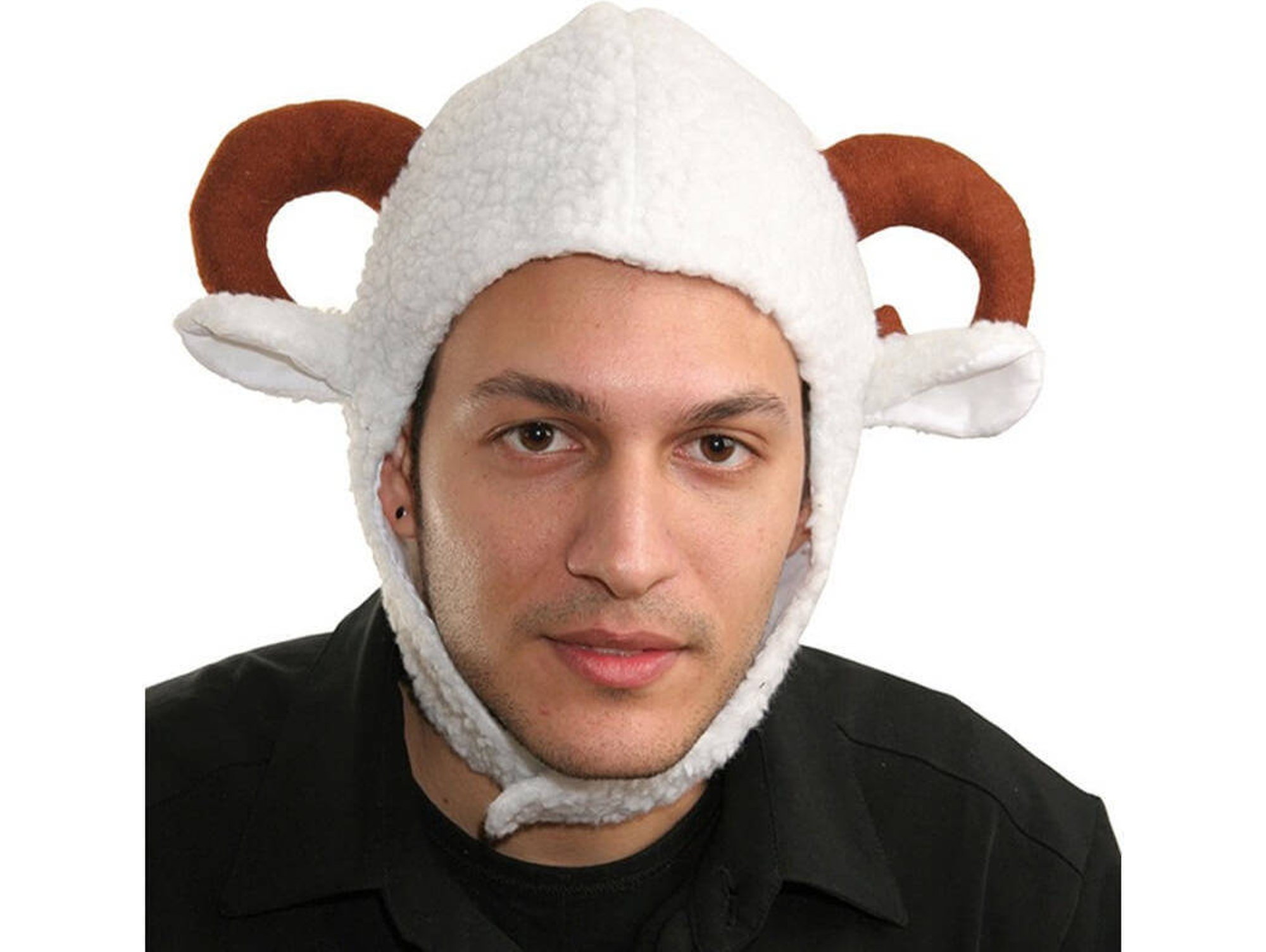 Gorro DISFRAZZES Cordero Con Cuernos (Talla: Talla Universal)