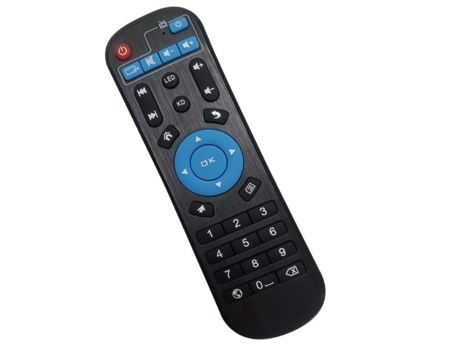 Control remoto de TV Box, reemplazo para MXQ-4K MXQ H96 Pro T9 X96 Mini T95Z Plus Smart TV Box Controlador de control remoto Android TV Box (Negro)