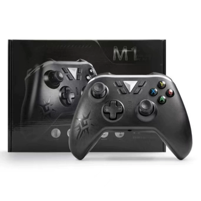 Mando inalámbrico Enkers para Xbox One S/X, color negro, compatible con PS3 y PC.